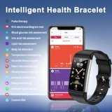 Imsoi 1.47-inch IPS Screen Blood lipid Uric Acid Blood Glucose ECG Blood Pressure Health Smart Watch Temperature Monitoring Pedometer Call